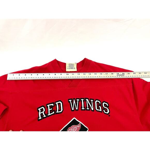 VTG Detroit Red Wings Embroidered NHL Shirt LARGE 1990's Lee Sport - Picture 13 of 16